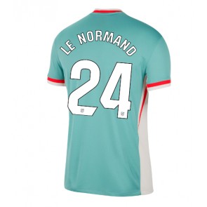 Atletico Madrid Robin Le Normand #24 Venkovní Dres 2024-25 Krátký Rukáv